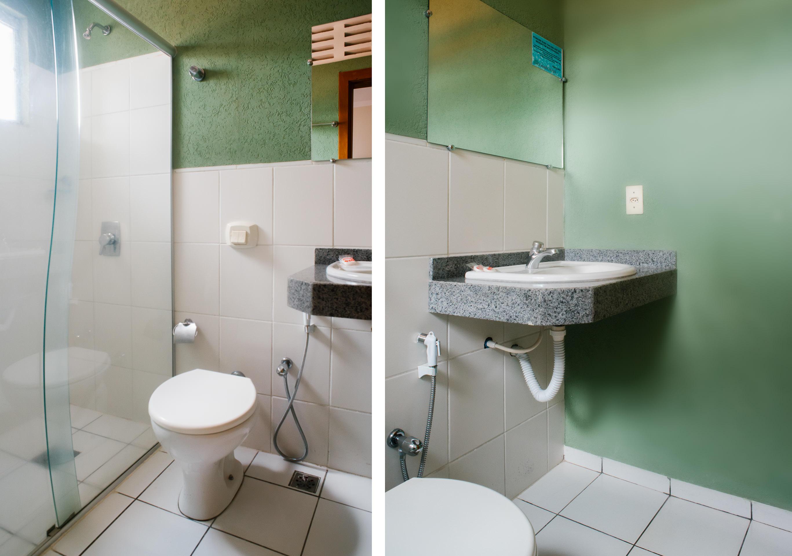 Oyo Cerrado Hotel, Campo Grande กัมโปกรันเด ภายนอก รูปภาพ Bathroom in a hotel in Brazil